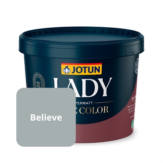 Jotun Lady Pure Color Vægmaling. Intentions "Believe"
